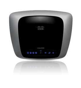 Thumbnail for the Linksys E2000 router with 300mbps WiFi, 4 N/A ETH-ports and
                                         0 USB-ports