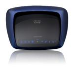 The Linksys E3000 router with 300mbps WiFi, 4 N/A ETH-ports and
                                                 0 USB-ports