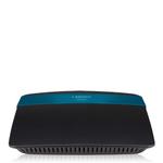 The Linksys EA2700 router with 300mbps WiFi, 4 N/A ETH-ports and
                                                 0 USB-ports