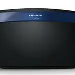 The Linksys EA3500 router with 300mbps WiFi, 4 N/A ETH-ports and
                                                 0 USB-ports