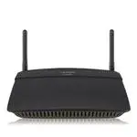 The Linksys EA6100 router with Gigabit WiFi, 4 100mbps ETH-ports and
                                                 0 USB-ports