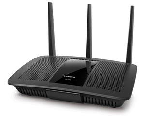 Thumbnail for the Linksys EA7300 v2 router with Gigabit WiFi, 4 N/A ETH-ports and
                                         0 USB-ports