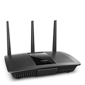 Thumbnail for the Linksys EA7500 v2 router with Gigabit WiFi, 4 N/A ETH-ports and
                                         0 USB-ports