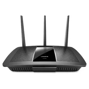 Thumbnail for the Linksys EA7500 router with Gigabit WiFi, 4 N/A ETH-ports and
                                         0 USB-ports