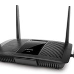 The Linksys EA8100 router with Gigabit WiFi, 4 N/A ETH-ports and
                                                 0 USB-ports