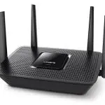 The Linksys EA8300 router with Gigabit WiFi, 4 N/A ETH-ports and
                                                 0 USB-ports
