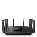 The Linksys EA9500 router with Gigabit WiFi, 8 Gigabit ETH-ports and
                                                 0 USB-ports