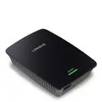 The Linksys RE2000 v2 router with 300mbps WiFi, 2 100mbps ETH-ports and
                                                 0 USB-ports