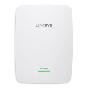 Thumbnail for the Linksys RE3000W v2 router with 300mbps WiFi, 1 100mbps ETH-ports and
                                         0 USB-ports