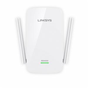Thumbnail for the Linksys RE6300 router with Gigabit WiFi, 1 N/A ETH-ports and
                                         0 USB-ports