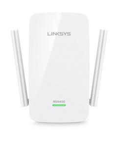 Thumbnail for the Linksys RE6400 router with Gigabit WiFi, 1 Gigabit ETH-ports and
                                         0 USB-ports