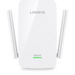The Linksys RE6400 router with Gigabit WiFi, 1 N/A ETH-ports and
                                                 0 USB-ports