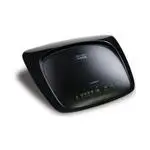 The Linksys WAG54G2 router with 54mbps WiFi, 4 100mbps ETH-ports and
                                                 0 USB-ports