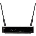 The Linksys WET200 router with 54mbps WiFi, 4 100mbps ETH-ports and
                                                 0 USB-ports