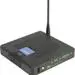 The Linksys WRP400 router has 54mbps WiFi, 4 100mbps ETH-ports and 0 USB-ports. 