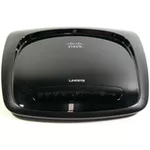 The Linksys WRT120N router with 300mbps WiFi, 4 100mbps ETH-ports and
                                                 0 USB-ports