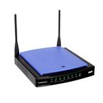 The Linksys WRT150N v1.1 router with 300mbps WiFi, 4 100mbps ETH-ports and
                                                 0 USB-ports