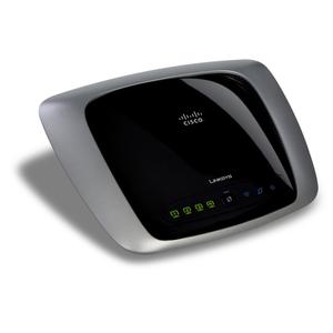 Thumbnail for the Linksys WRT310N v2 router with 300mbps WiFi, 4 N/A ETH-ports and
                                         0 USB-ports