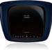 The Linksys WRT400N router has 300mbps WiFi, 4 100mbps ETH-ports and 0 USB-ports. It also supports custom firmwares like: dd-wrt, OpenWrt