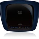 The Linksys WRT400N router with 300mbps WiFi, 4 100mbps ETH-ports and
                                                 0 USB-ports