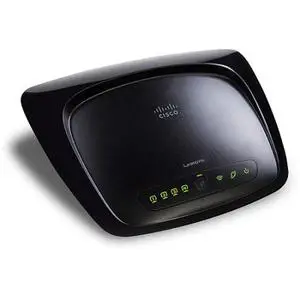 Thumbnail for the Linksys WRT54GS2 router with 54mbps WiFi, 4 100mbps ETH-ports and
                                         0 USB-ports