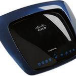 The Linksys WRT610N v1 router with 300mbps WiFi, 4 N/A ETH-ports and
                                                 0 USB-ports