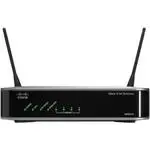 The Linksys WRV210 router with 54mbps WiFi, 4 100mbps ETH-ports and
                                                 0 USB-ports