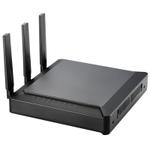 The Logitec LAN-WH600ACGR router with Gigabit WiFi, 4 N/A ETH-ports and
                                                 0 USB-ports