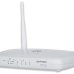 The Manhattan 525480 router with Gigabit WiFi, 4 N/A ETH-ports and
                                                 0 USB-ports