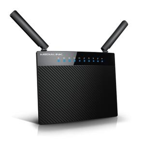 Thumbnail for the Medialink MLWR-AC1200 router with Gigabit WiFi, 4 N/A ETH-ports and
                                         0 USB-ports