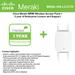 The Meraki MR66 router has 300mbps WiFi, 1 N/A ETH-ports and 0 USB-ports. 