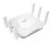 The Meru Networks AP832e router has Gigabit WiFi, 2 N/A ETH-ports and 0 USB-ports. 