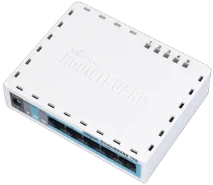 Thumbnail for the MikroTik RouterBOARD 750 (RB750) router with No WiFi, 1 100mbps ETH-ports and
                                         0 USB-ports