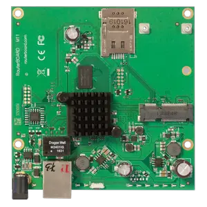 Thumbnail for the MikroTik RouterBOARD M11 (RBM11G) router with No WiFi, 1 N/A ETH-ports and
                                         0 USB-ports