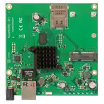 The MikroTik RouterBOARD M11 (RBM11G) router with No WiFi, 1 N/A ETH-ports and
                                                 0 USB-ports