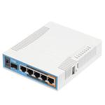 The MikroTik RouterBOARD hAP lite (RB941-2nD-TC) router with 300mbps WiFi, 3 100mbps ETH-ports and
                                                 0 USB-ports