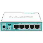 The MikroTik RouterBOARD hEX (RB750Gr2) router with No WiFi, 4 N/A ETH-ports and
                                                 0 USB-ports