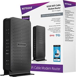 Thumbnail for the Netgear C3000 router with 300mbps WiFi, 2 N/A ETH-ports and
                                         0 USB-ports