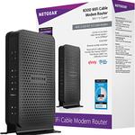 The Netgear C3000 router with 300mbps WiFi, 2 N/A ETH-ports and
                                                 0 USB-ports