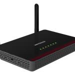 The Netgear D6000 router with Gigabit WiFi, 4 N/A ETH-ports and
                                                 0 USB-ports