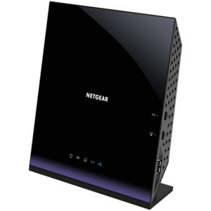 Thumbnail for the Netgear D6400 router with Gigabit WiFi, 4 N/A ETH-ports and
                                         0 USB-ports