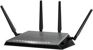 Thumbnail for the Netgear D7800 router with Gigabit WiFi, 4 N/A ETH-ports and
                                         0 USB-ports