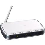 The Netgear DG834GT router with 54mbps WiFi, 4 100mbps ETH-ports and
                                                 0 USB-ports