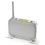 The Netgear DG834PN router with 54mbps WiFi, 4 100mbps ETH-ports and
                                                 0 USB-ports
