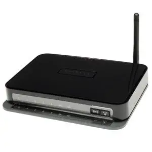 Thumbnail for the Netgear DGN1000 router with 300mbps WiFi, 4 100mbps ETH-ports and
                                         0 USB-ports