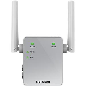 Thumbnail for the Netgear EX3700 router with Gigabit WiFi, 1 100mbps ETH-ports and
                                         0 USB-ports
