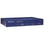 The Netgear FVS338 router with No WiFi, 8 100mbps ETH-ports and
                                                 0 USB-ports
