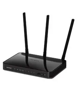 Thumbnail for the Netgear JR6150 router with Gigabit WiFi, 4 N/A ETH-ports and
                                         0 USB-ports