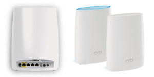 Thumbnail for the Netgear Orbi Router (RBR150) router with Gigabit WiFi, 4 N/A ETH-ports and
                                         0 USB-ports