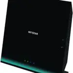 The Netgear R6100 router with Gigabit WiFi, 4 100mbps ETH-ports and
                                                 0 USB-ports